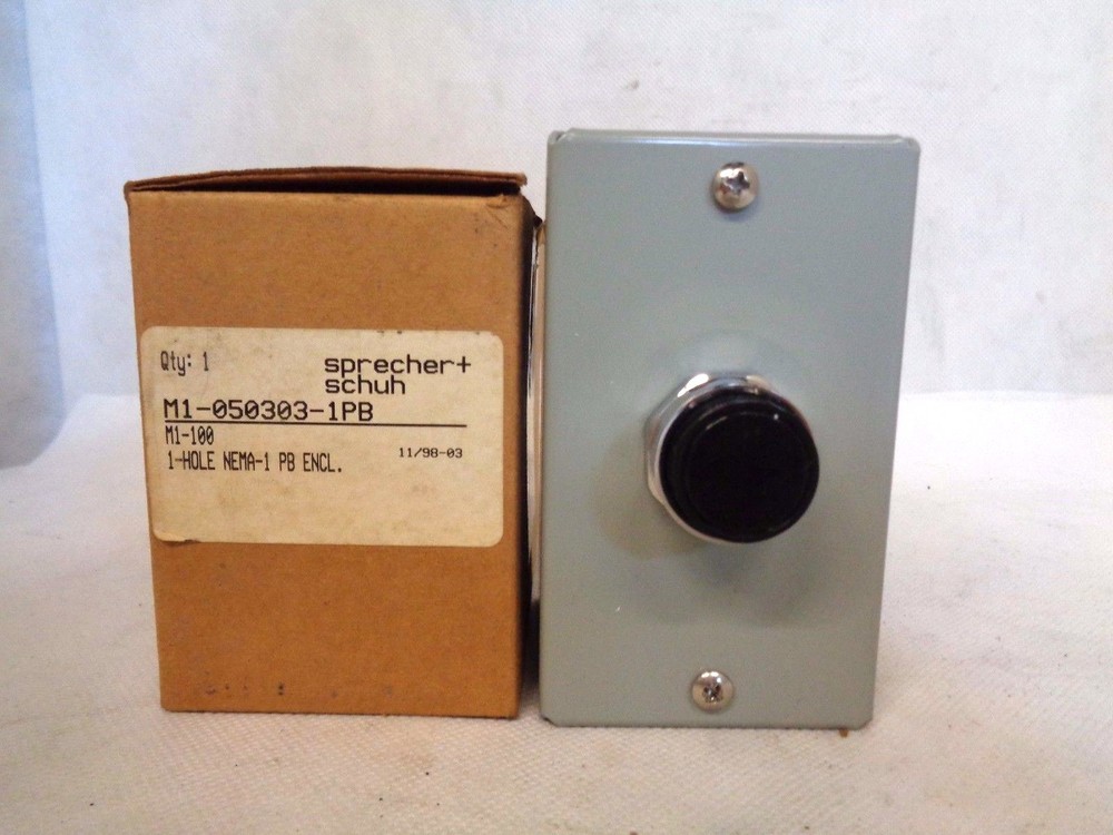 NEW ROCKWELL AUTOMATION SPRECHER+SCHUH M1-050303-1PB M1-100 PUSH BUTTON STATION
