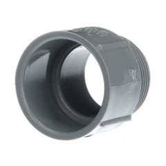 Carlon E943G, 1-1/4″, Schedule 40, Gray, PVC, Male Adapter, 1pc