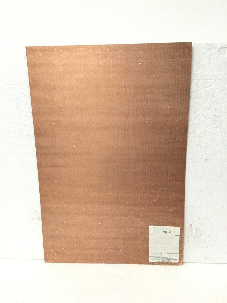 NEW Rogers RT/Duroid A810 RF Microwave Laminate Sheet 18×12″ 70310M101BQB