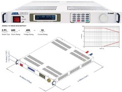 Amrel LPL600-400-10 electronic load 600w 400Vdc 10A