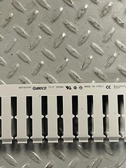 (Lot of 2) IBOCO T1-F 25mmX80mm 1″W X 3″H X 6′ 6″ Slotted wire duct with covers