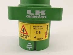 LK Connectors Green IP 67 PowerLink Connector 400A 600VAC