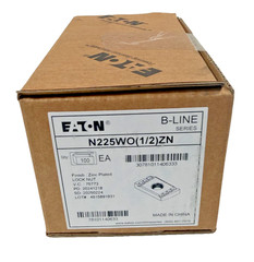 100pk Eaton B-Line N225WOZN Channel Lock Nut 1/2″-13 Steel No Spring Zinc Plated