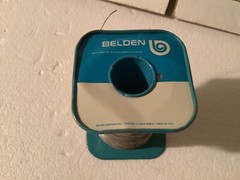 Belden 8021-100 22 AWG Tinned Copper Wire Metal Spool VINTAGE