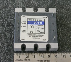 Pico Electronics 92220 DC to DC Converter 15 Volts IN 70 Volts OUT 75 Watts