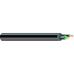 Southwire 55039504 Multi-Conductor Cable, Seoow, 12 Awg, 3 C, Black, Tpe,