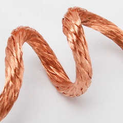 2.5mm²-120mm² Copper/Tinned Round Braid Cable Bare Copper Braid Wire Ground Lead
