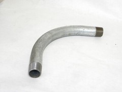 Rigid Metal Conduit RMC Elbow, 90-Degree Sweep, 3/4-In. Threaded, Galvanized
