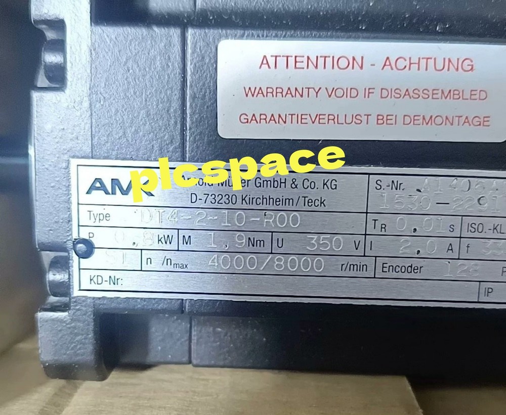 DT4-2-10-R00-6000-B5 Servo Motor Brand new DHL