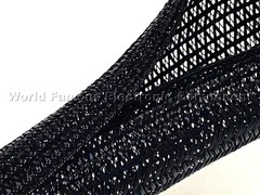 3.3Ft (1m) F6N0.25BK 1/4″ Black Split Braided Cable Sleeving , Split Loom , Wrap