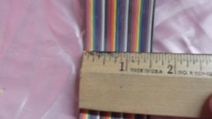 FLAT RIBBON CABLE NEW 22 GUAGE 30 CONDUCTORS MADE BY BELDEN 100 FOOT ROLLS