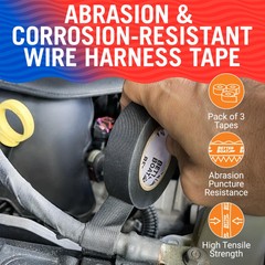 Wire Harness Tape Heat Resistant Tape for Wire Loom Fabric Electrical Tape Wire