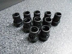 10 x REIKU PAGOB-10P13 CONDUIT STRAIGHT CONNECTORS WITHOUT SEAL MALE THREAD