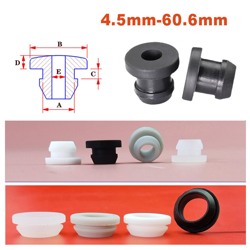 Wiring Grommets Silicone Rubber Open Grommet Cable Protect Bushes 4.5mm-60.6mm