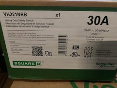 Schneider Electric VH221NRB Heavy Duty Fusible Disconnect Safety Switch (NEW)