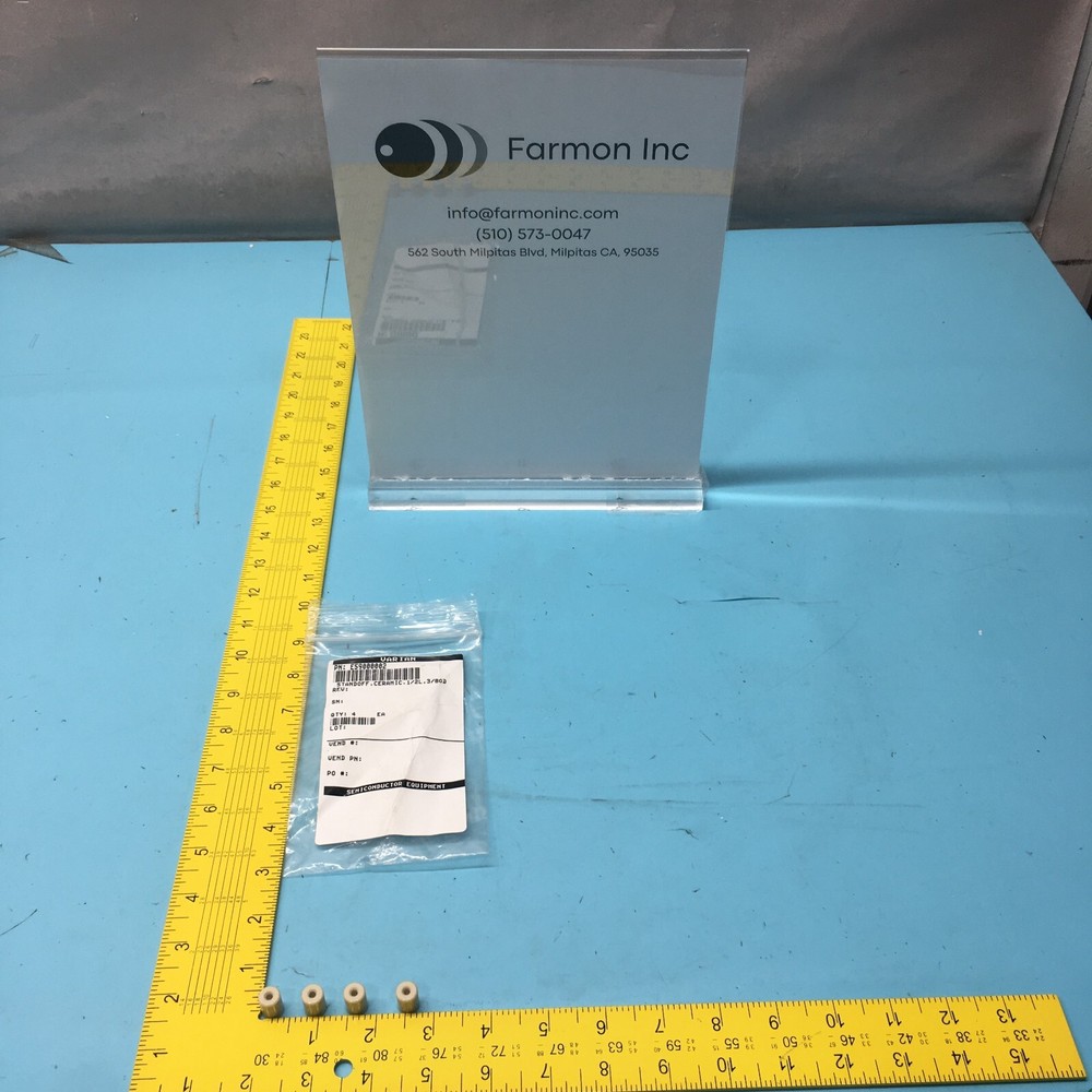 4 VARIAN E59000002 STANDOFF SMITH CERAMIC, 169671
