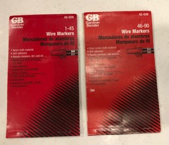 [Lot of 2] Gardner Bender GB Nylon Cloth Wire Markets 1-45 and 46-90/42-029 and