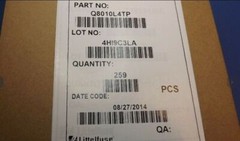 (5PCS) Q8010L4 LITTELFUSE/TECCOR TRIAC 800V 10A 25-25-25 MA TO220