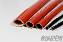 SILICONE COATED FIBERGLASS SLEEVING heat protection High Voltage AWG 18 x 100 ft