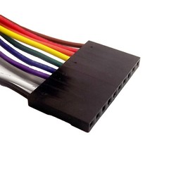 10pcs 30cm 10P -10P Connector female to Female Dupont Wire Cable Line 2.54mm