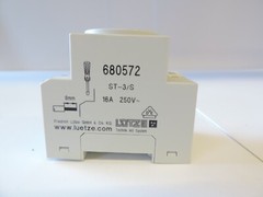 Luetze 680572 ST-3/S – 8mm – 16A 250V Enclosure Socket For Hat Rail