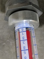 Krueger At-A-Glance Liquid Level Gauge Tank Float Indicator Industrial Monitor