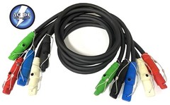 CAM LOCK 4/0 TYPE SC Entertainment ,Generator Power Cables 5 CABLE SET,w CAPS