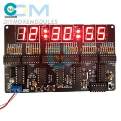 DC 4.5V-5.5V 6-bit Digital Circuit Clock Kit DIY Electronic Clock Teaching Kit