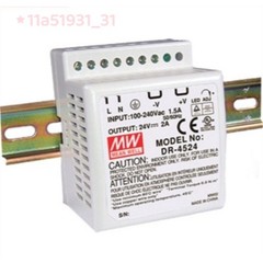 1/piece DR-4524 24V2A Rail Type MEAN WELL Switching Power Supply FREE SHIPPING