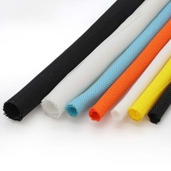 Split Braided Sleeving Tube Cable Wire Sheath Flame Retardant Insulation