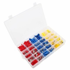 720x Insulated Terminal Electrical Crimp Connector Bullet Butt Ring Spade