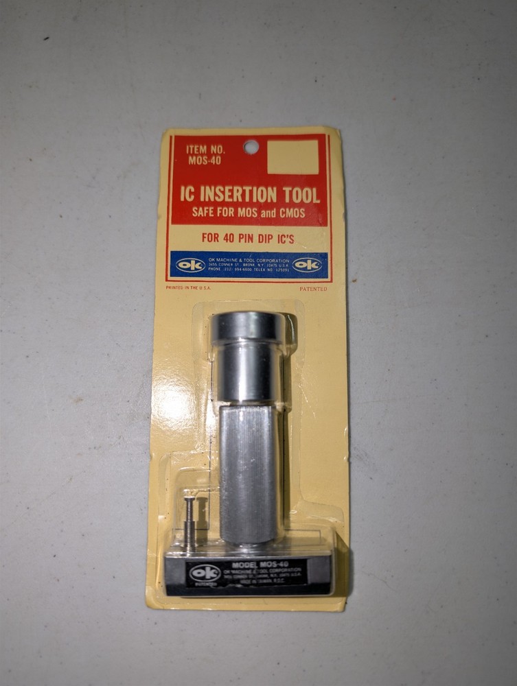 New OK Industries Insertion/Extraction Tools MOS-40 40 Pin Dip IC’S (8 Avail)