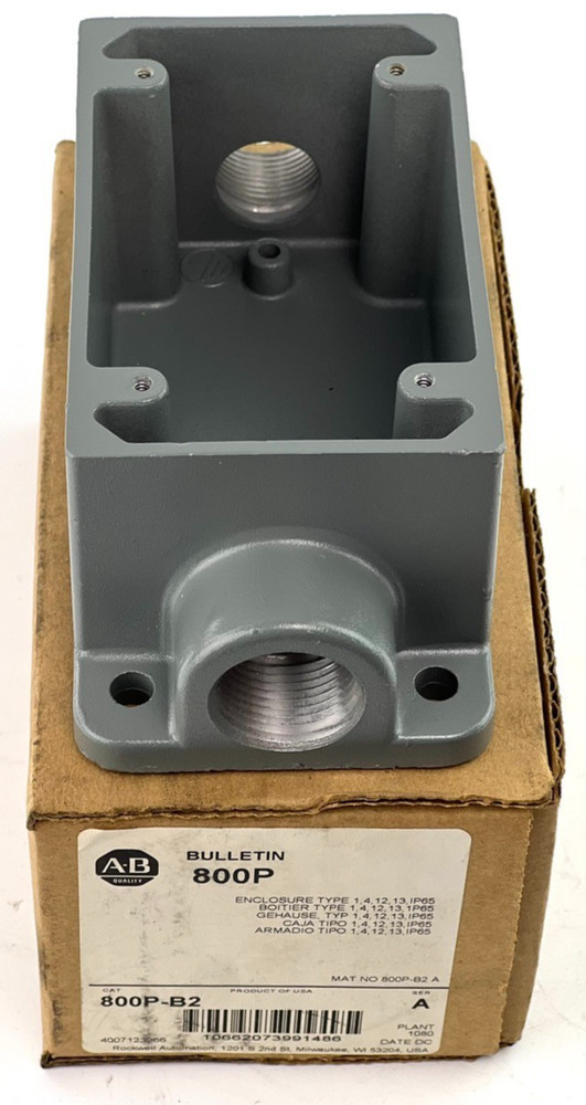 Allen Bradley 800P-B2 Replacement Base Enclosure Series A Bulletin 800P — New