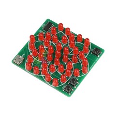 43 LED Flow Light Kit Electronic Windmill DIY Electronic Kit Soldering Practice