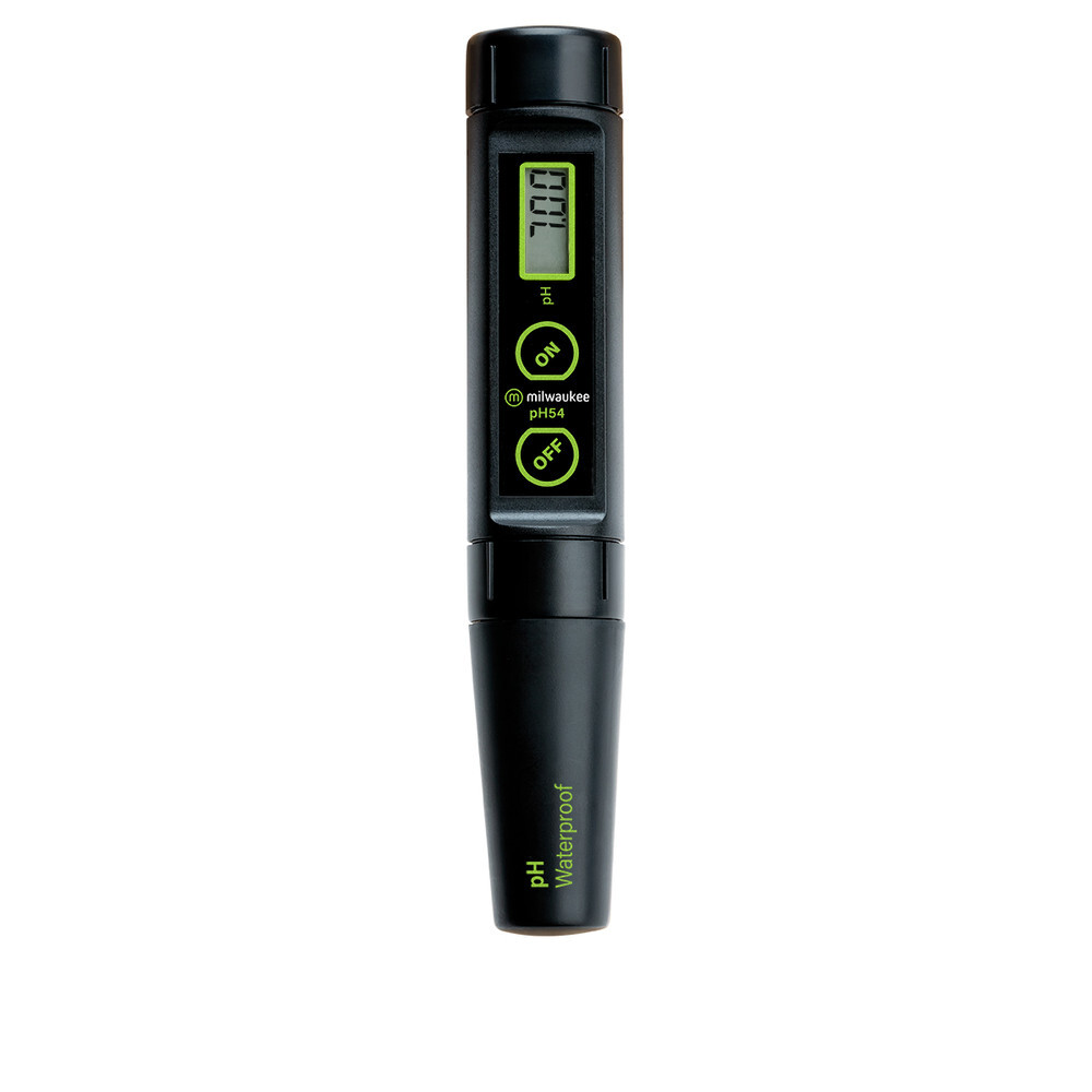 Milwaukee pH54 Waterproof pH Tester with Replaceable Probe,