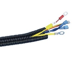 ASLT112-10 10′ 1 1/2″ 38mm Split Wire Loom Conduit Polyethylene Corrugated