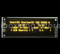 1pc NEW usb2lcd 25664 OLED HTPC monitor screen 3.12″ 1U chassis screen English