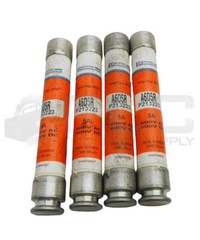 LOT OF 4 FERRAZ SHAWMUT MERSEN A6D5R AMP TRAP 2000 FUSE 5A 600V AC/DC