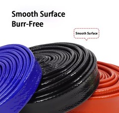 Silicone/Fibreglass Fire Sleeving Protective Φ4mm-25mm Heat Shielded Fire Sleeve