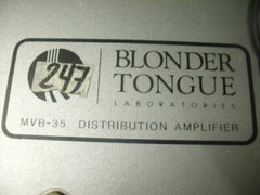 Blonder Tongue MVB-35 MVB35 Distribution Amplifier