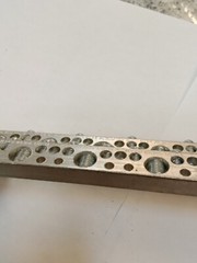 ILSCO N8108 1/0-14 2 GROUND BAR 6-14 ,AL9CU CONNECTED WITH BRACKET(12C2