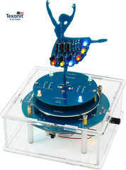 DIY Rotating Led Ballet Girl Music Box Soldering Practice Kit- Electronic STEM K