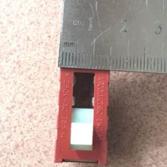 ARCOLECTRIC ENGLAND T2327H / .23. Slide Switch 8 Pins 3 Positions 16A 300VAC