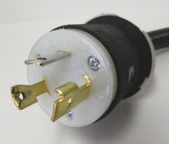 Coleman Cable E54864-H Seoprene 105 10 AWG 3/C SEOOW 600V w/ 4 Way Outlet