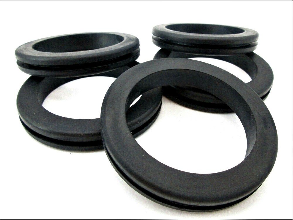 2 1/2″ x 2 1/8″ ID w 1/8″ Groove Rubber Wire Grommet Panel Bushing Oil Resistant
