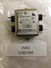 2VK1 CORCOM LINE FILTER 250VAC 2A Quick Connect Flange Mount 1 UNIT