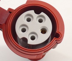 Mennekes D-57399 Pin and Sleeve Connector 32A-6h 200-415V IP44 3P+N+