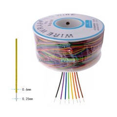 30AWG Test Wrapping Cable Wire 280M B-30-1000 8-Wire Colored Insulation