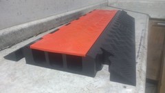 Checkers GD3X225-O/B 38-5/8 In Length Black/Orange 3 Channel Cable Protector