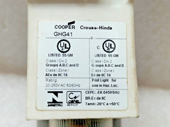 COOPER CROUSE-HINDS GHG41 CEAG GHG4171805R0001 EXP-PROOF PILOT LIGHT MODULE
